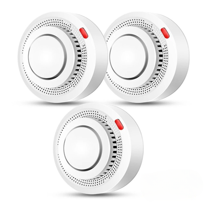 Detector inteligente WiFi de humo y calor con alarma de incendios