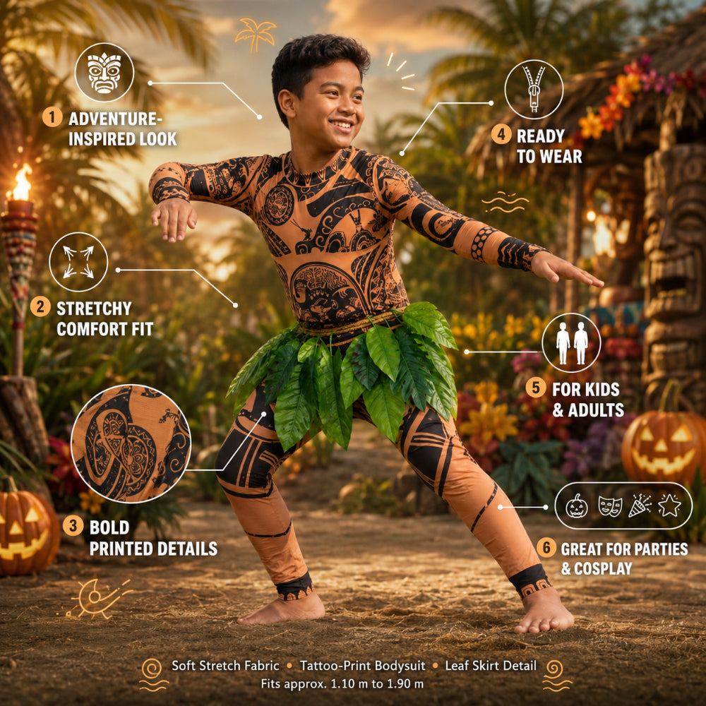Disfraz de Halloween cosplay temática aventura