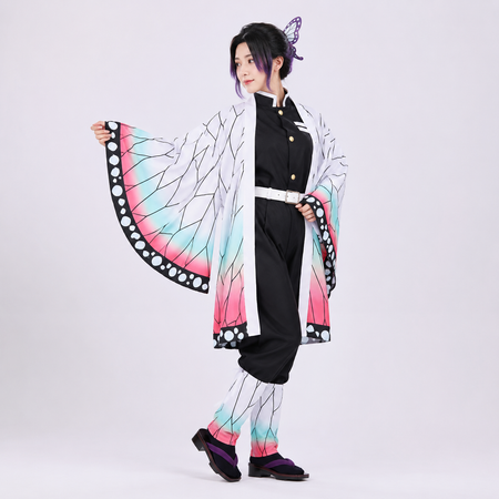 Disfraz de kimono anime con espada para cosplay de Halloween