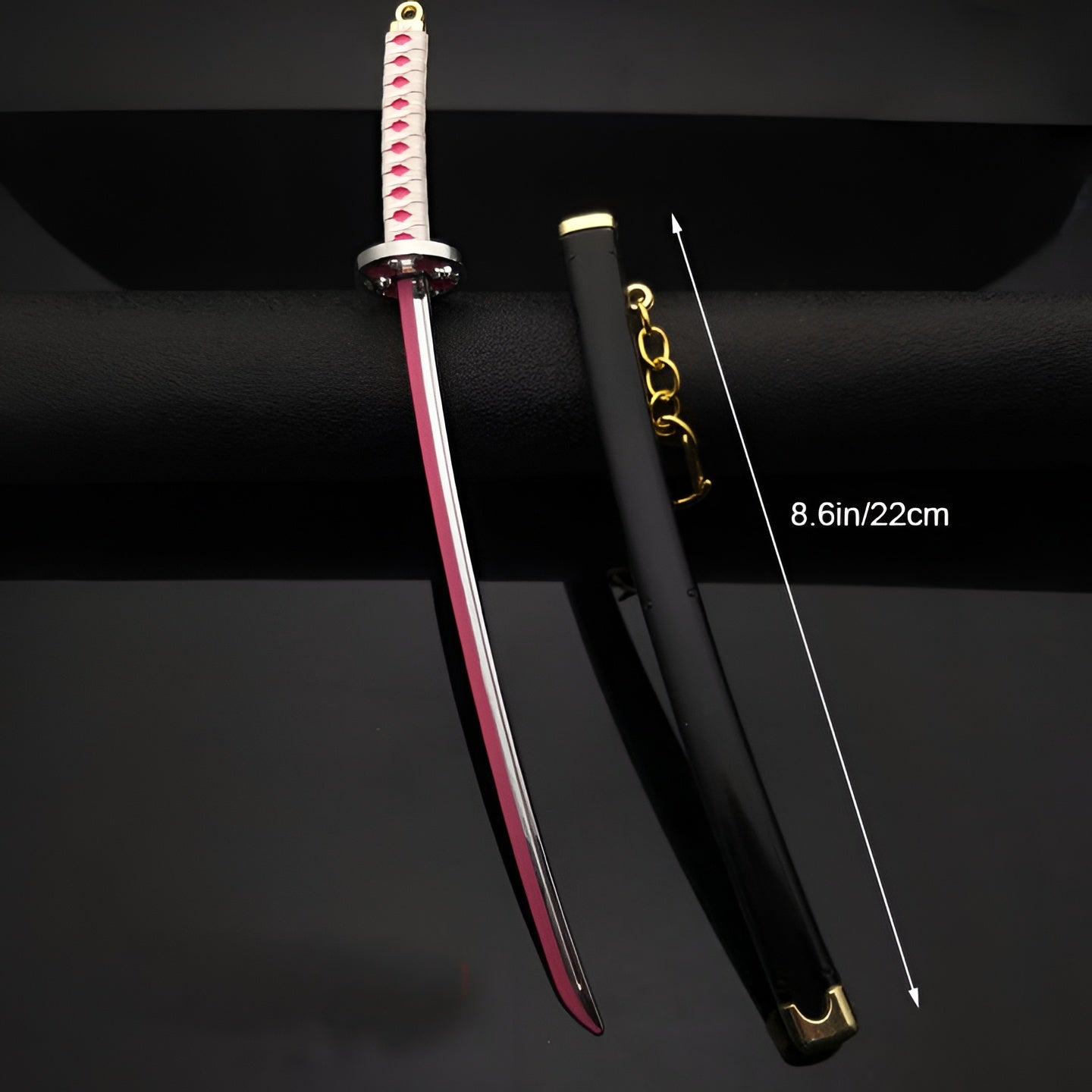 Disfraz de kimono anime con espada para cosplay de Halloween