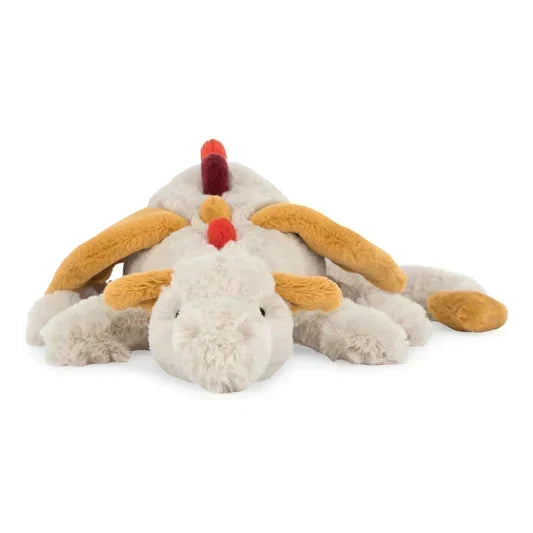 Dragón de peluche | Ultrasuave para abrazar con detalles bordados