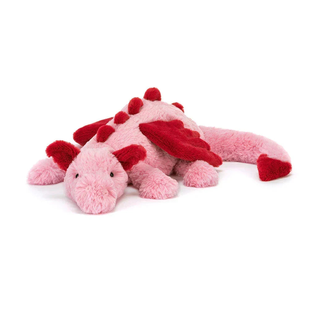 Dragón de peluche | Ultrasuave para abrazar con detalles bordados