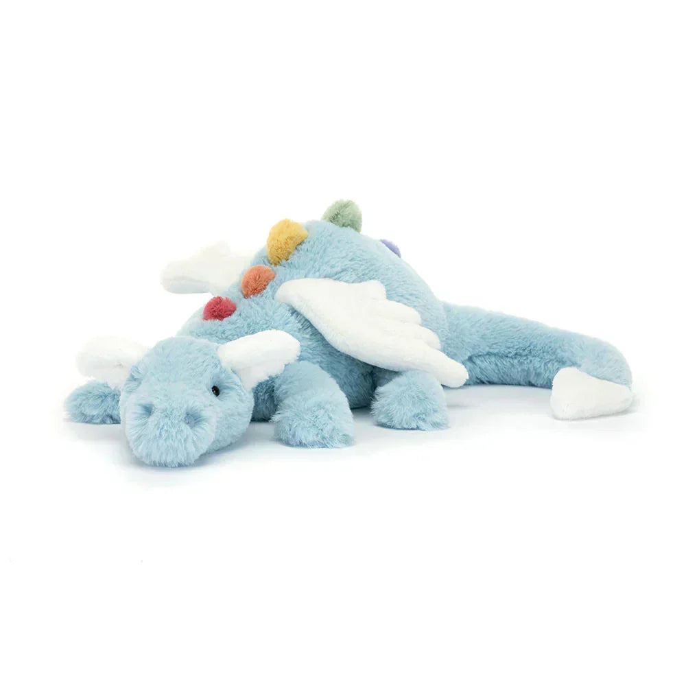 Dragón de peluche | Ultrasuave para abrazar con detalles bordados