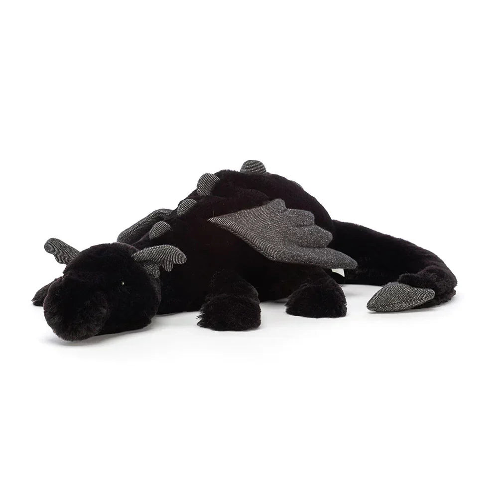 Dragón de peluche | Ultrasuave para abrazar con detalles bordados