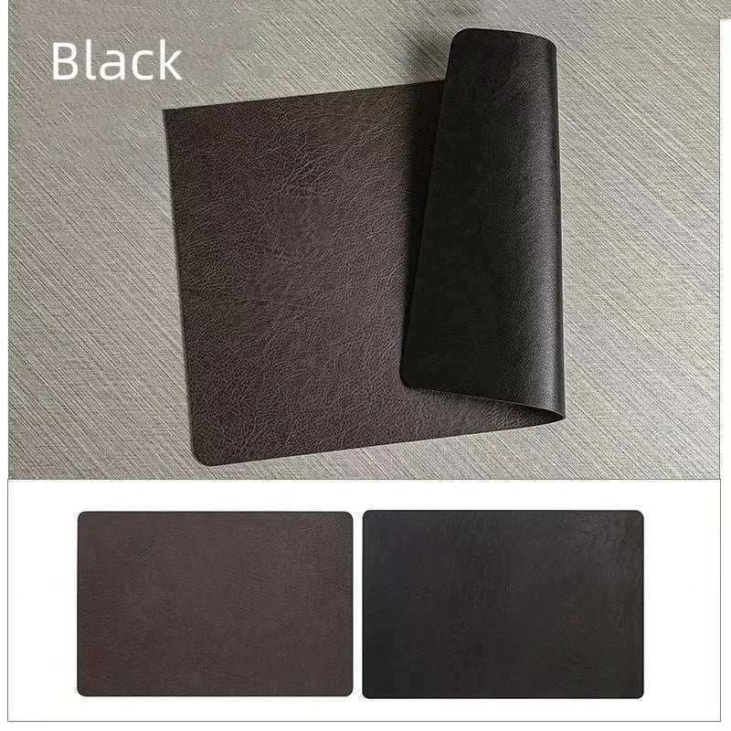 DuoMat | Manteles individuales de piel sintética reversibles | Resistentes al calor e impermeables