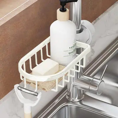Estante de ducha AquaGrip – Práctico, de acero inoxidable y que ahorra espacio