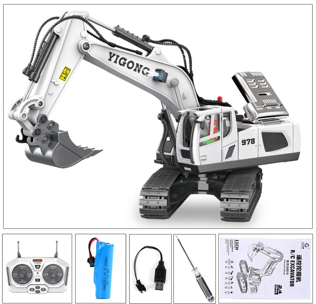 Excavadora hidráulica Full Metal G308H 1/14 RTR