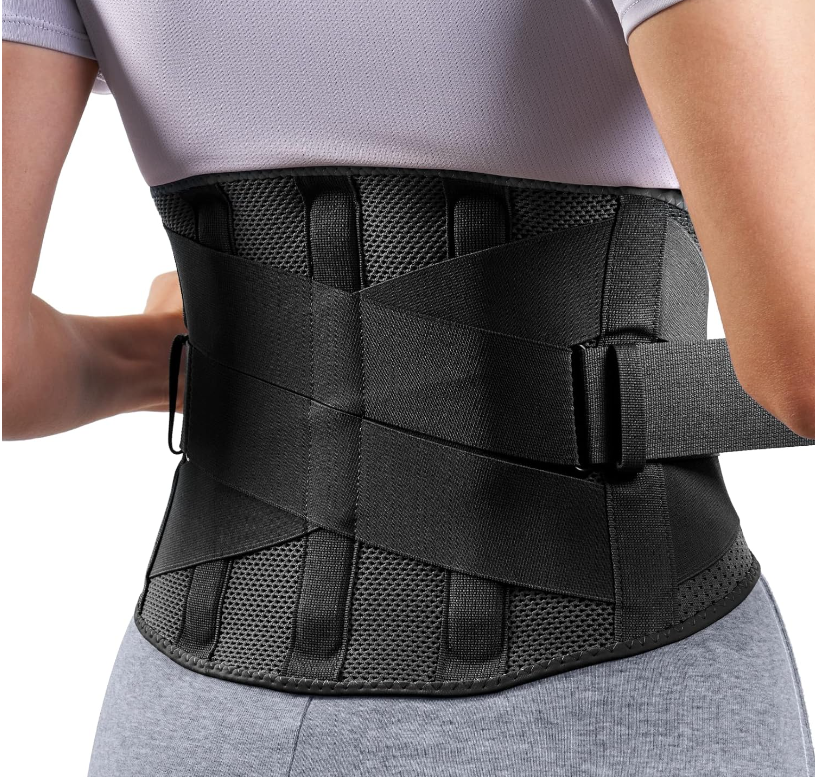 Faja de soporte lumbar para alivio del dolor de espalda baja