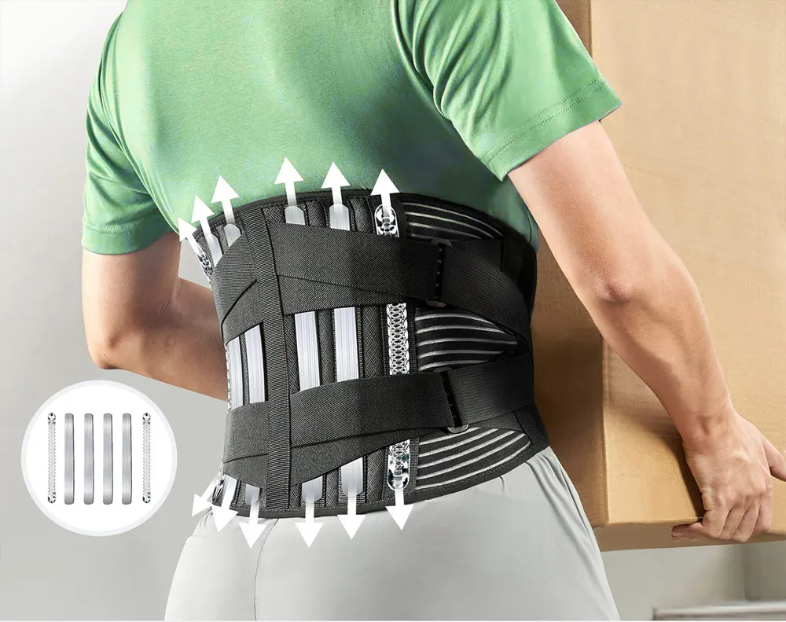 Faja de soporte lumbar para alivio del dolor de espalda baja
