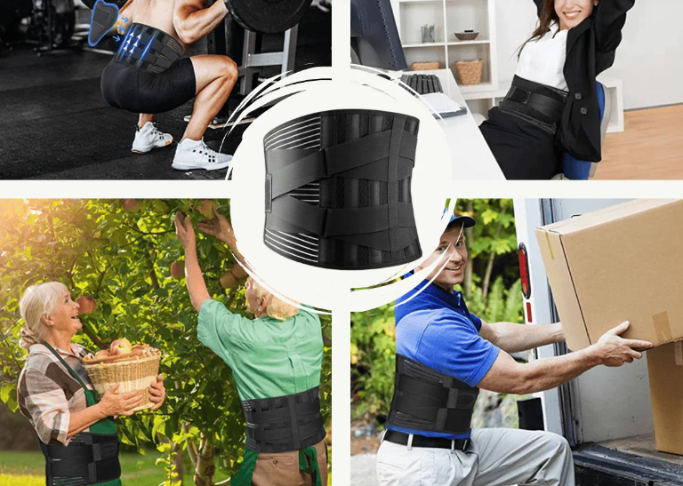 Faja de soporte lumbar para alivio del dolor de espalda baja
