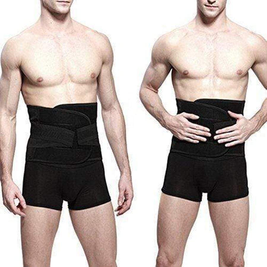 Faja reductora para hombre - Cinturón de sudoración para quemar grasa abdominal