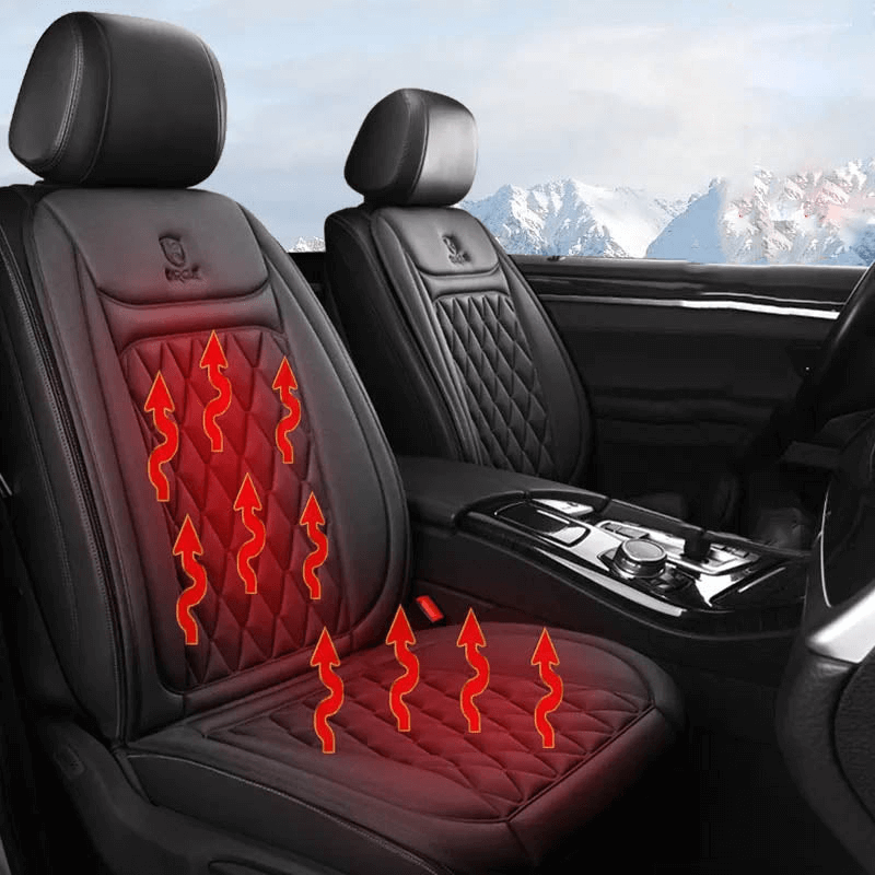 Funda de asiento de coche con calefacción | Control de temperatura ajustable 30 °C-65 °C para coches, camiones y hogar