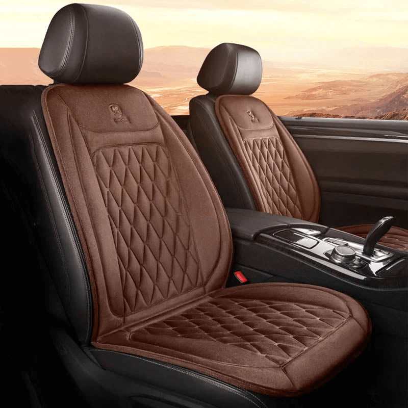 Funda de asiento de coche con calefacción | Control de temperatura ajustable 30 °C-65 °C para coches, camiones y hogar