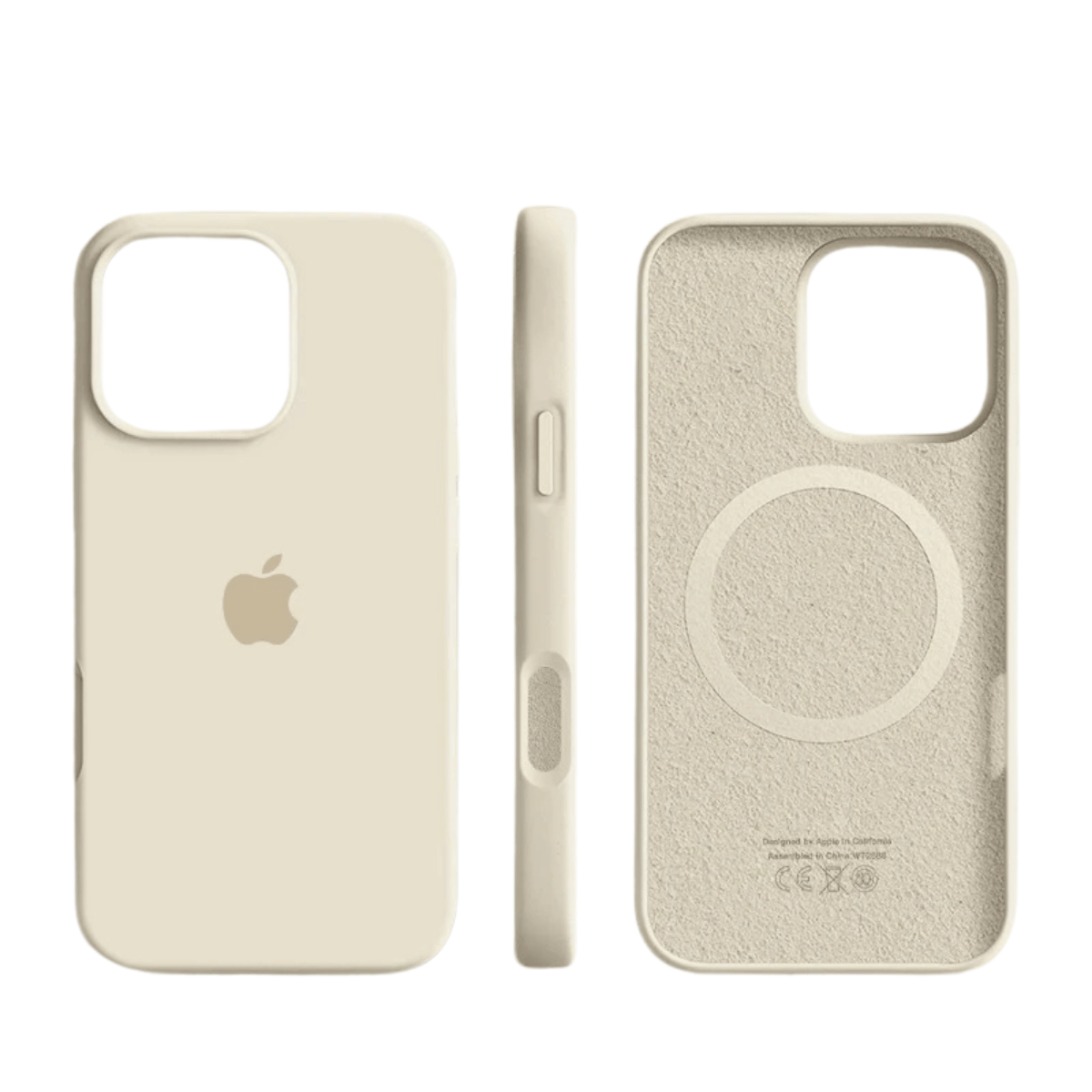 Funda magnética de silicona con superficie soft-touch para iPhone