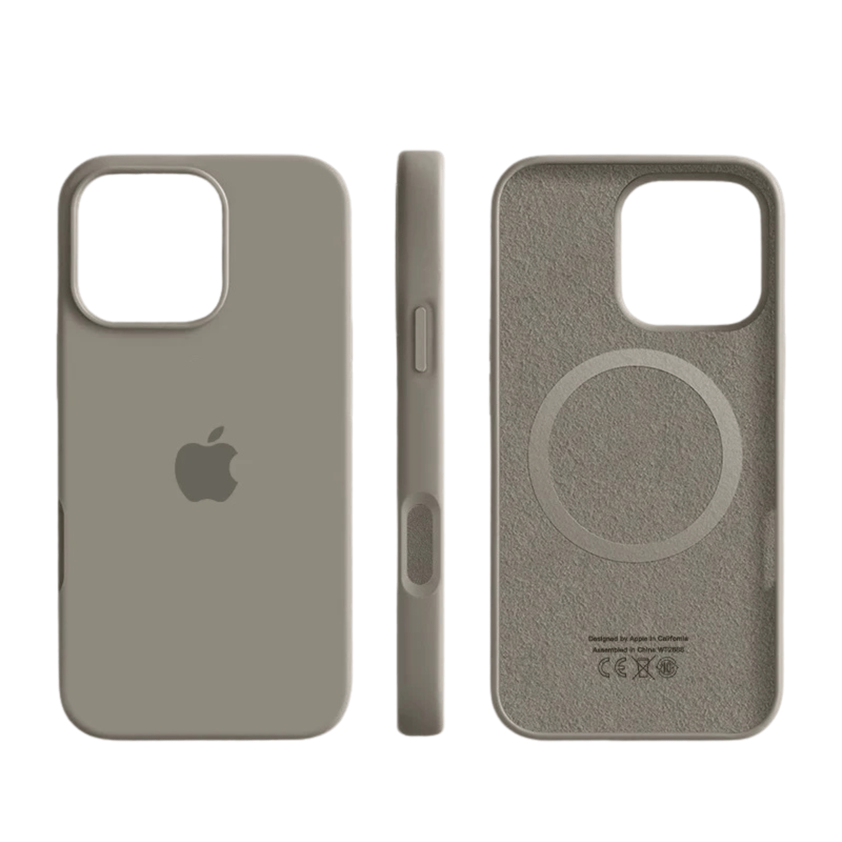 Funda magnética de silicona con superficie soft-touch para iPhone