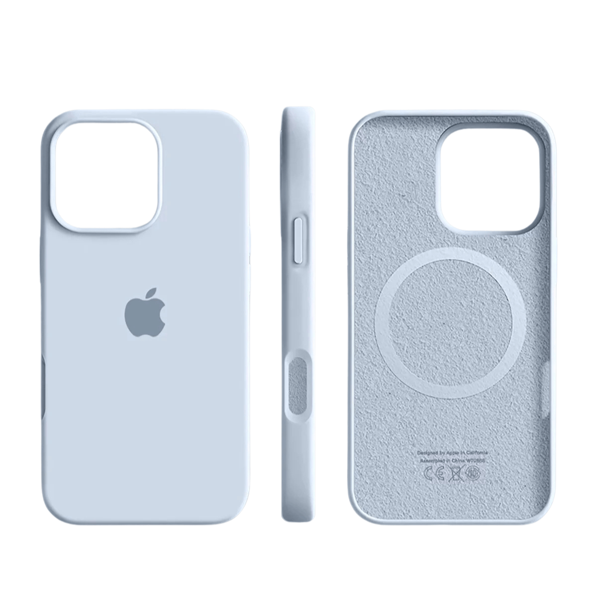 Funda magnética de silicona para iPhone con tacto suave y compatible con MagSafe