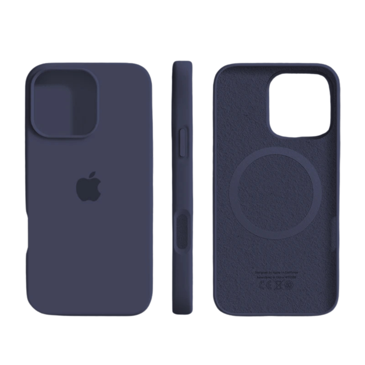 Funda magnética de silicona para iPhone con tacto suave y compatible con MagSafe