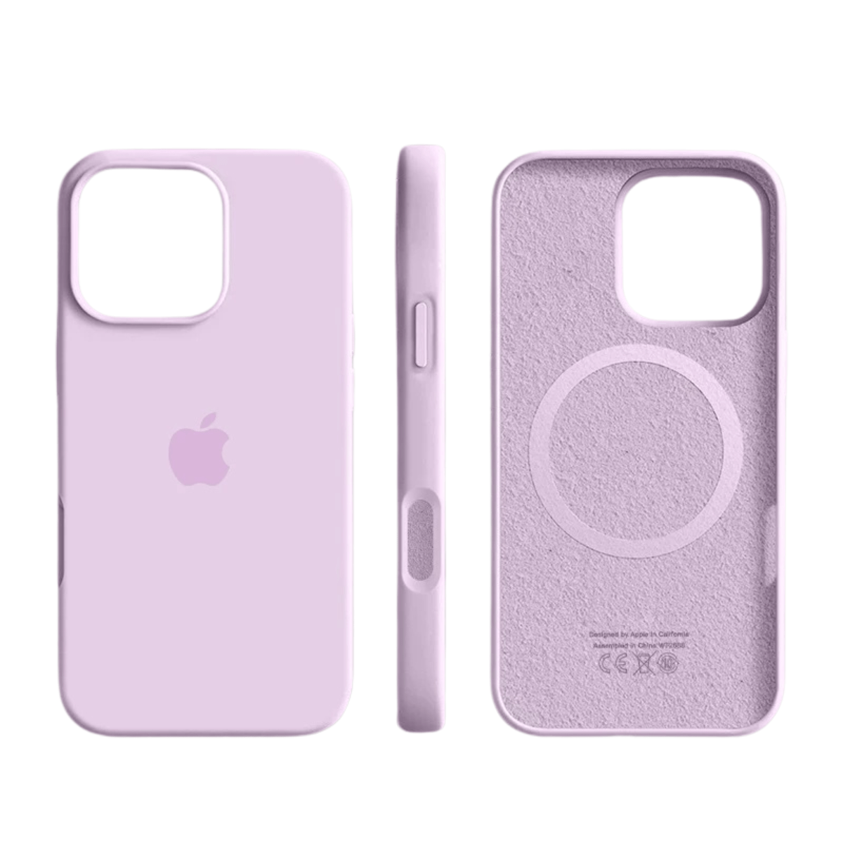 Funda magnética de silicona para iPhone con tacto suave y compatible con MagSafe