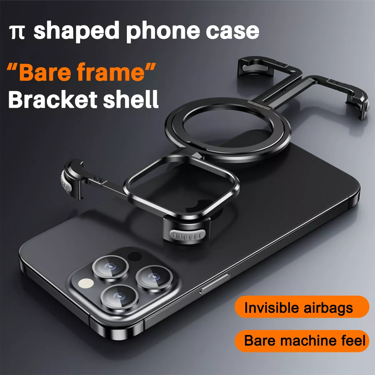 Funda MagSafe sin bordes Quellio EvoBorder, aleación de aluminio, compatible con iPhone 13-16