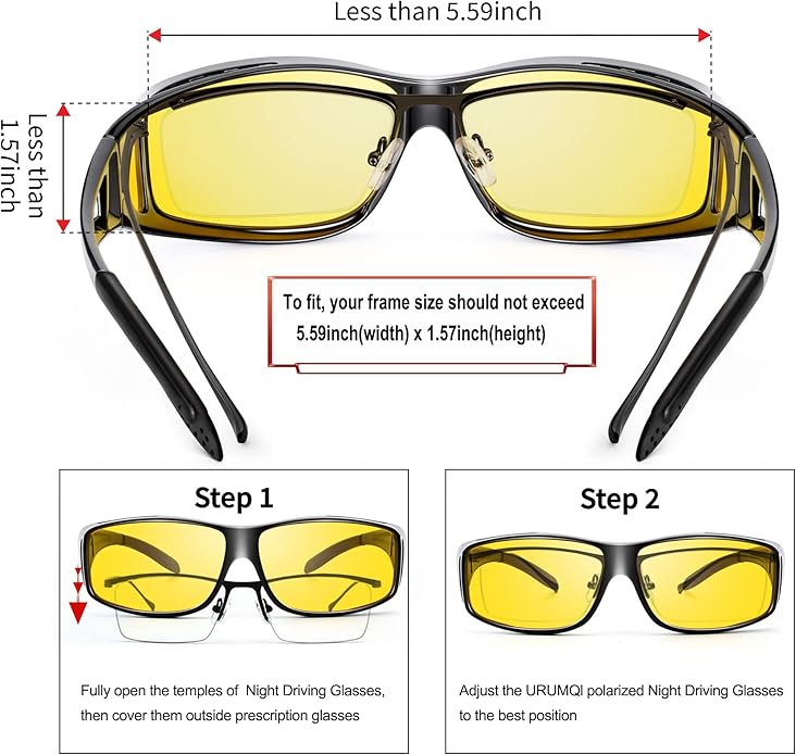 Gafas de conducción nocturna polarizadas Jeremy – Gafas antideslumbramiento para una conducción nocturna más segura
