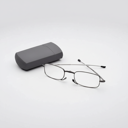 Gafas de lectura plegables portátiles con funda