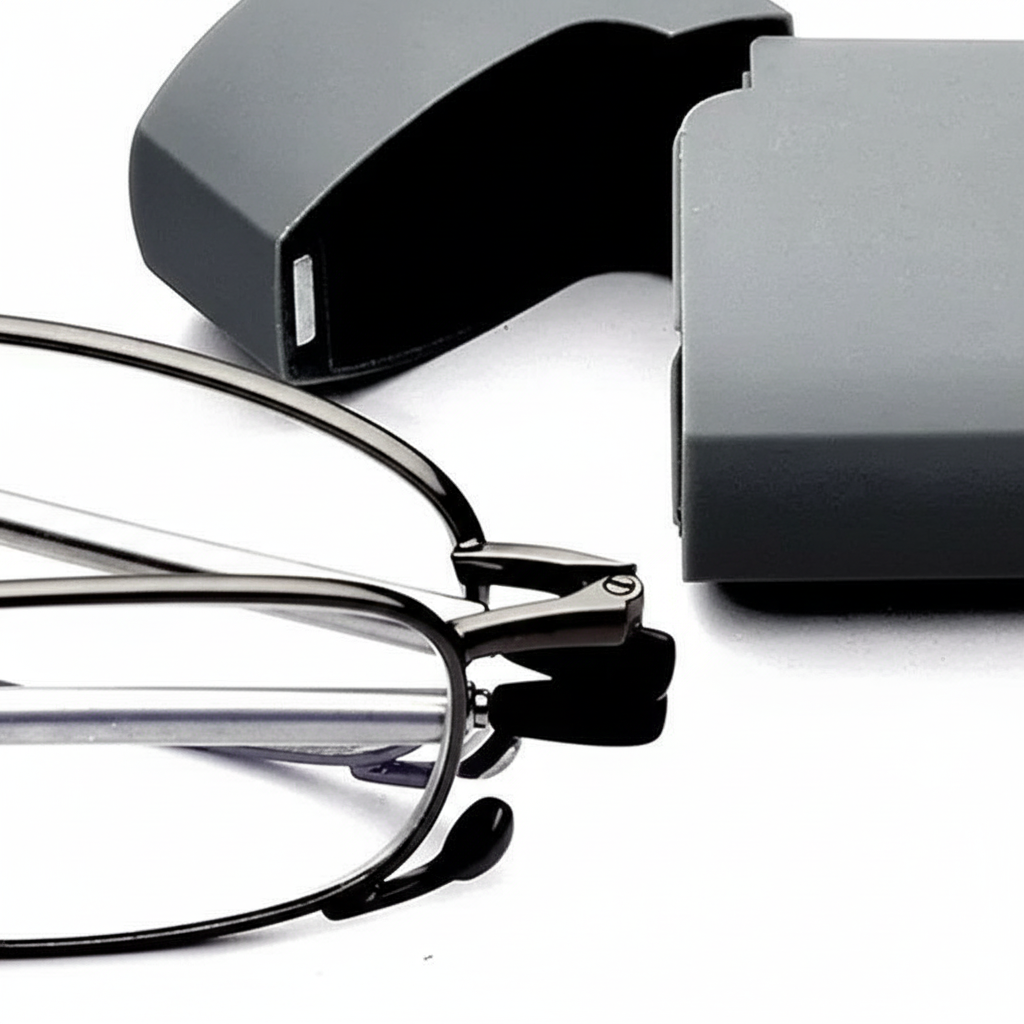 Gafas de lectura plegables portátiles con funda