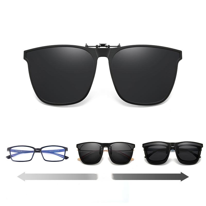 Gafas de sol con clip para gafas graduadas