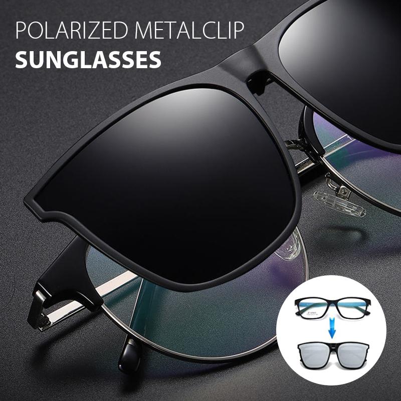Gafas de sol polarizadas con clip abatible