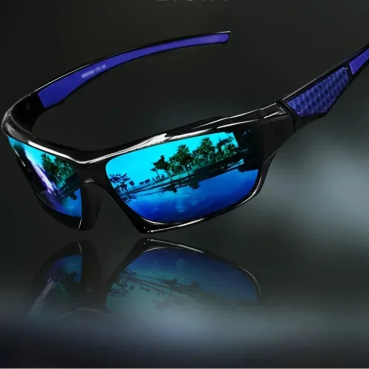 Gafas de sol redondas de metal polarizadas con protección UV400 para hombre y mujer