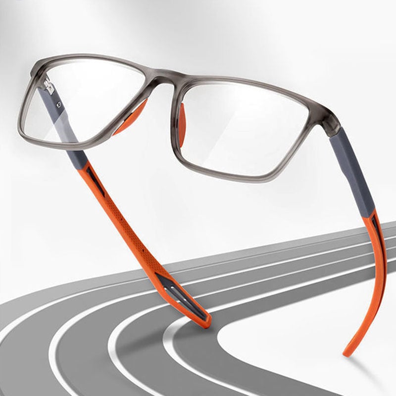 Gafas de lectura deportivas ultraligeras con protección anti luz azul para hombre
