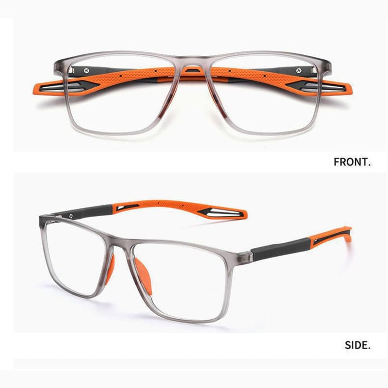 Gafas de lectura deportivas ultraligeras con protección anti luz azul para hombre