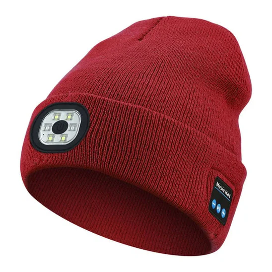 Gorro Bluetooth 3 en 1 con luz LED