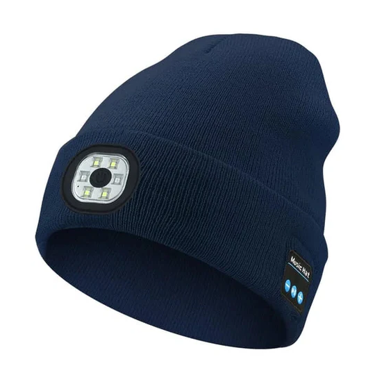 Gorro Bluetooth 3 en 1 con luz LED