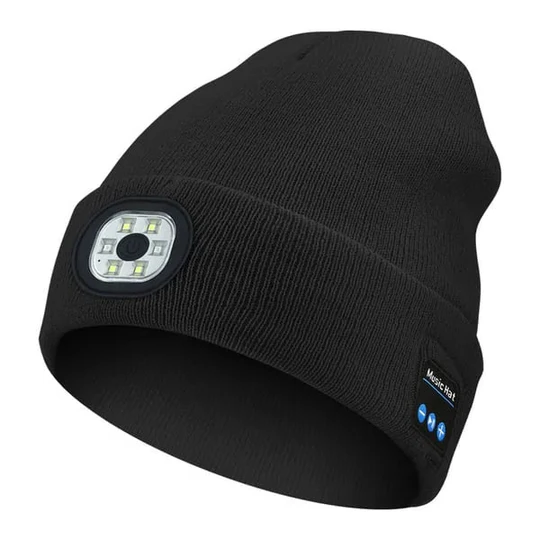 Gorro Bluetooth 3 en 1 con luz LED