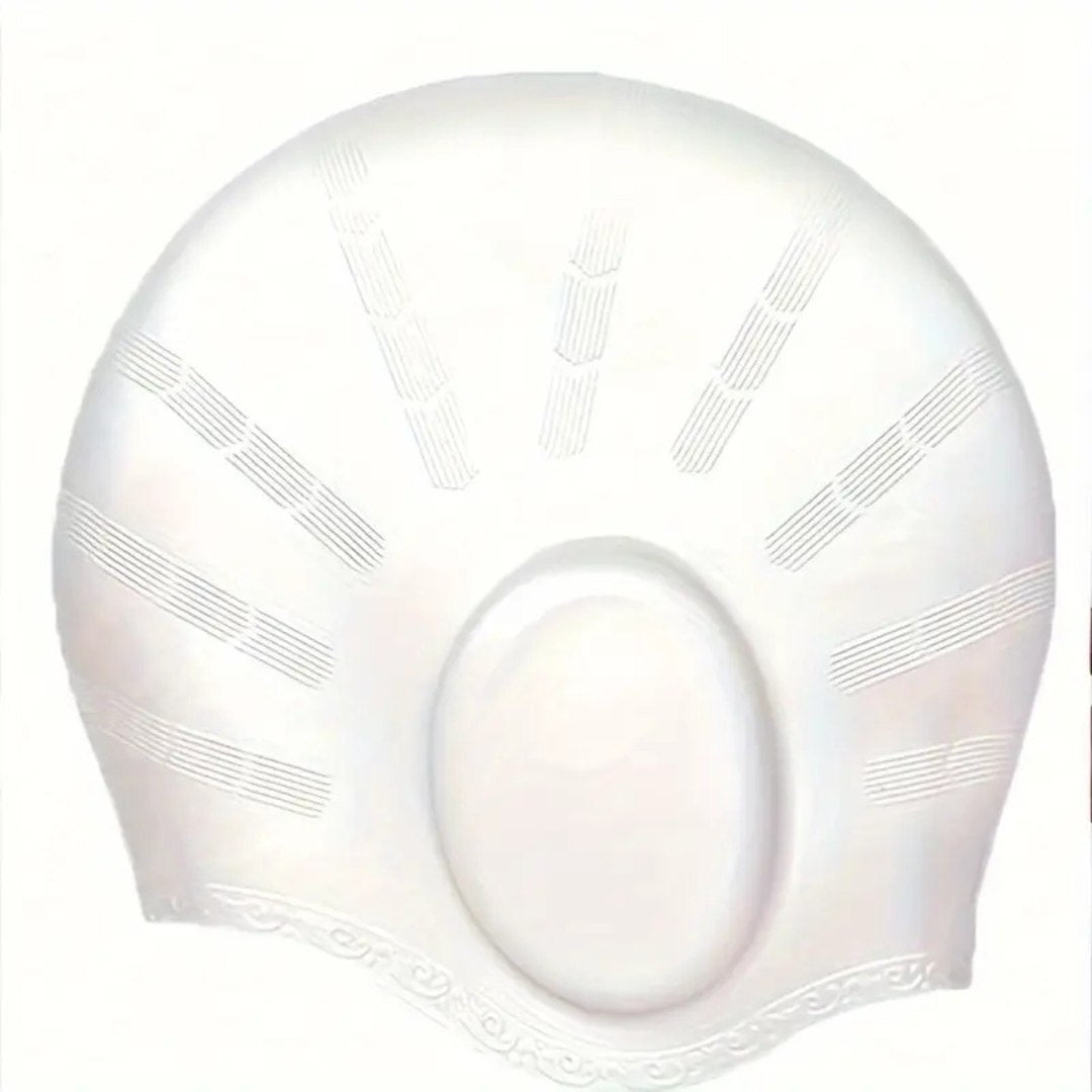 Gorro de natación de silicona con protección para las orejas HydroFit