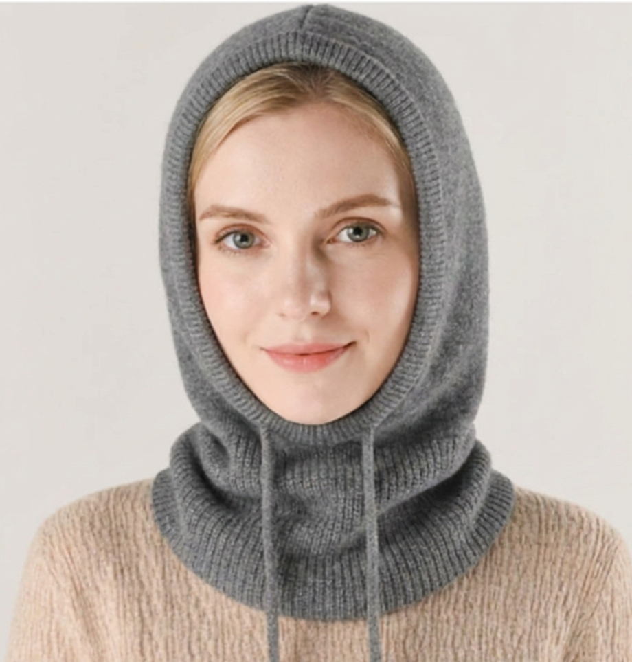 Gorro de punto con mezcla de cachemir y ajuste regulable