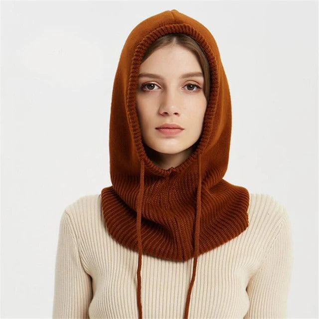Gorro de punto con mezcla de cachemir y ajuste regulable