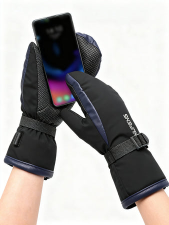 Guantes calefactables eléctricos con batería USB recargable de 10.000 mAh
