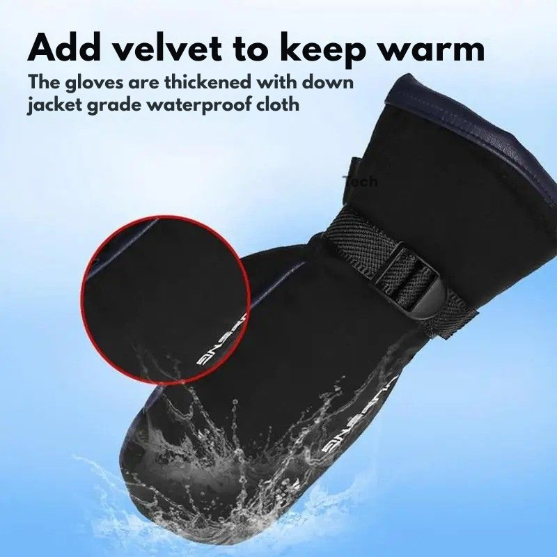 Guantes calefactables eléctricos con batería USB recargable de 10.000 mAh
