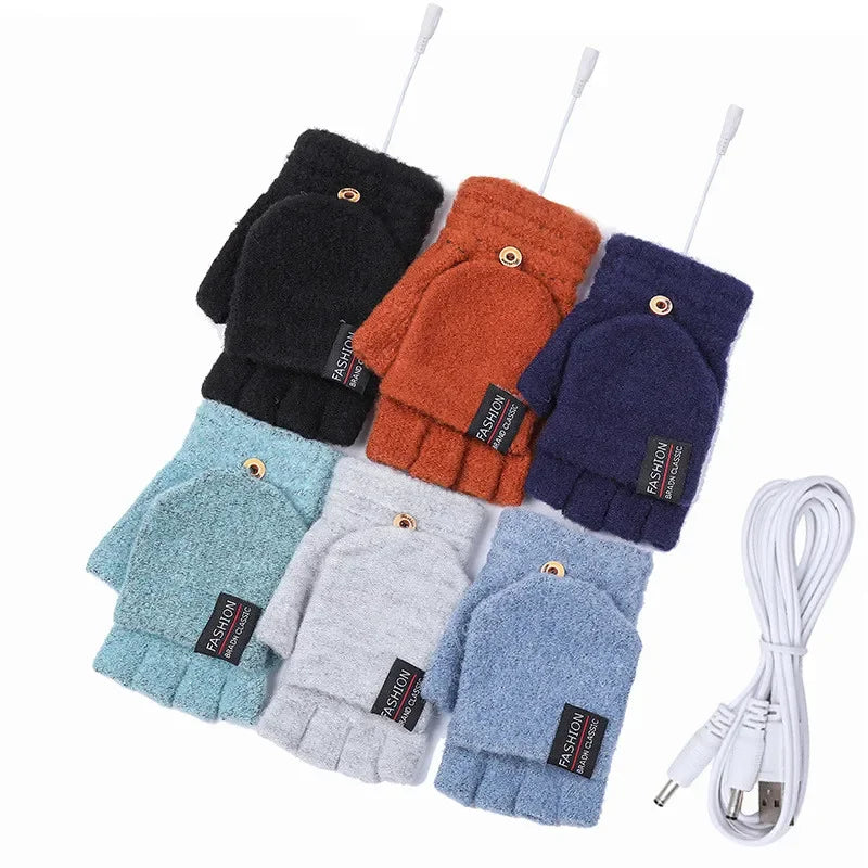 Guantes calefactables recargables por USB Warm Wave