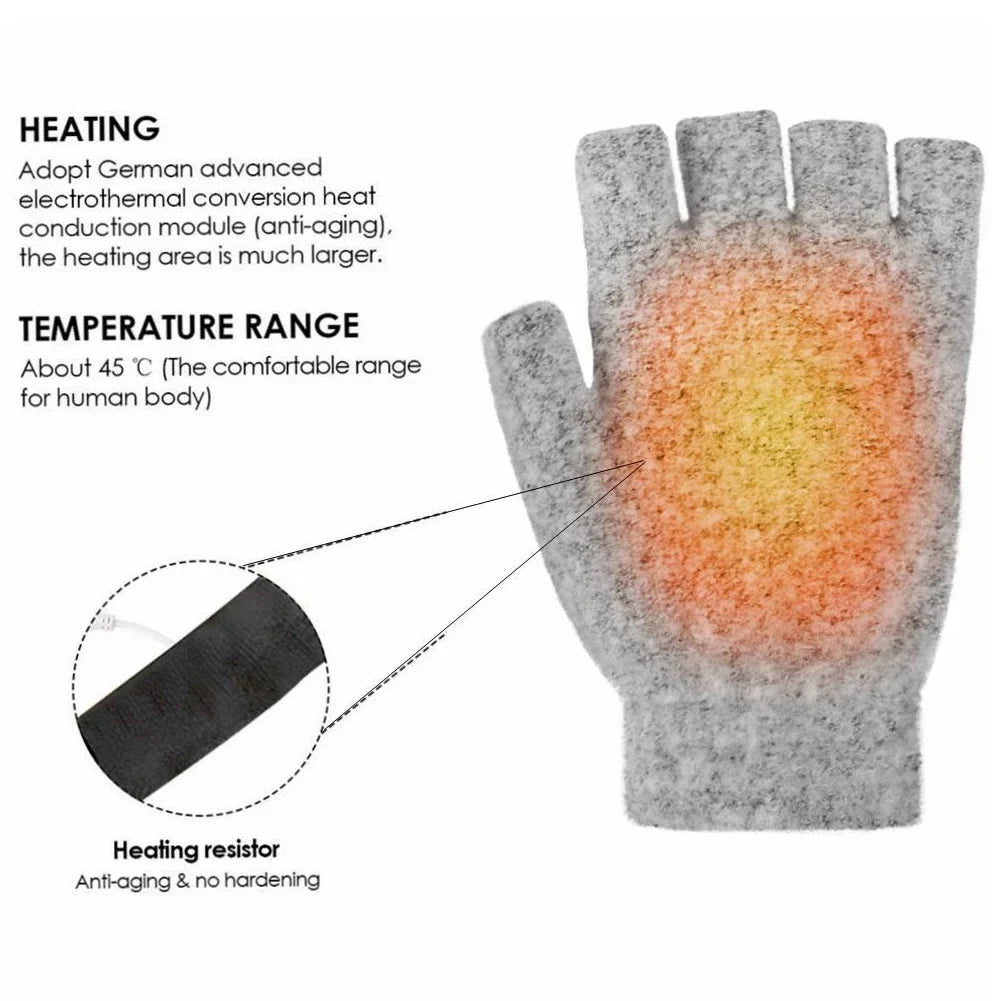Guantes calefactables recargables por USB Warm Wave