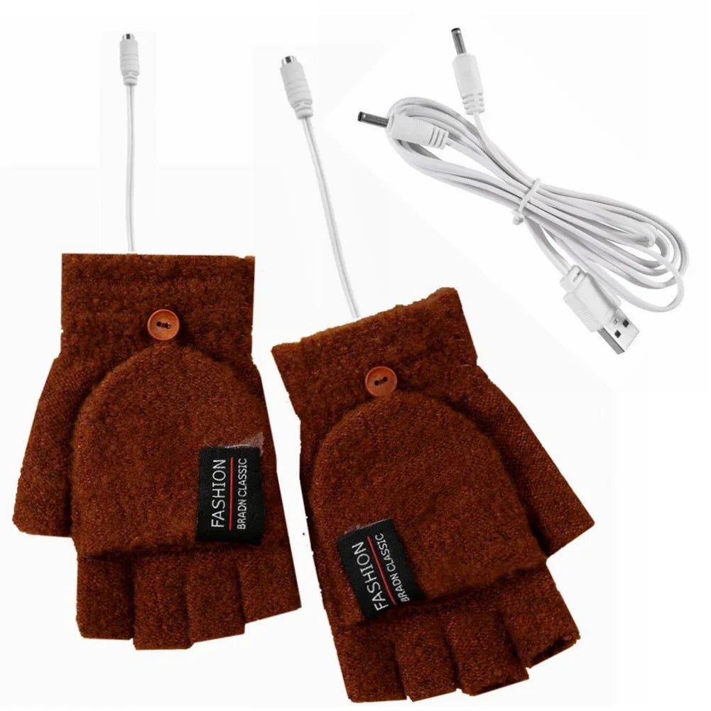 Guantes calefactables recargables por USB Warm Wave