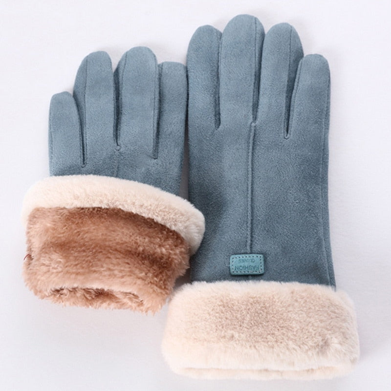 Guantes de invierno impermeables con compatibilidad para pantalla táctil