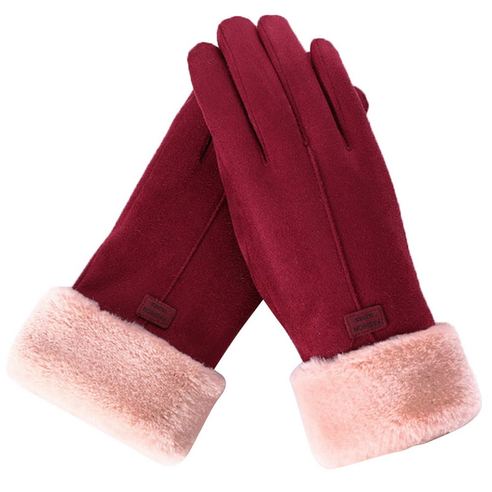 Guantes de invierno impermeables con compatibilidad para pantalla táctil