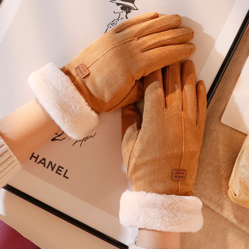 Guantes de invierno impermeables con pantalla táctil para clima frío
