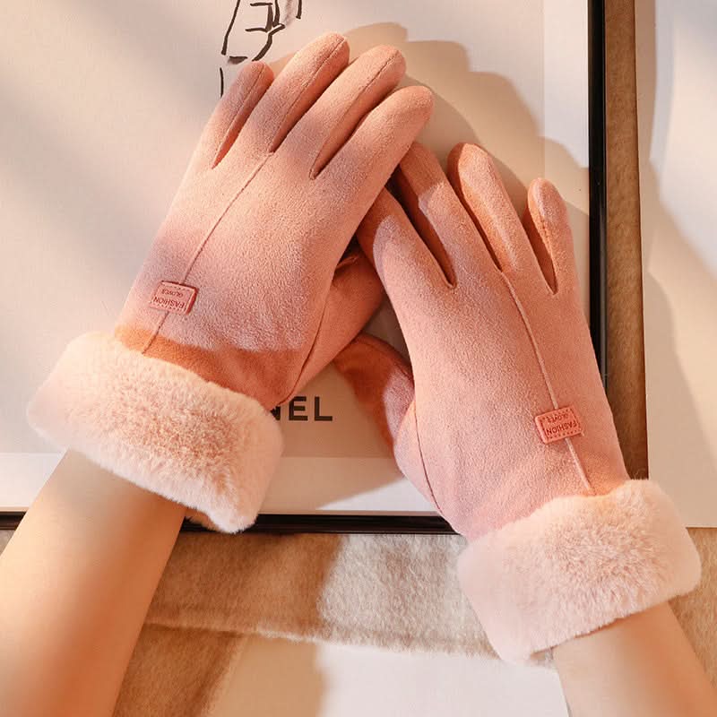 Guantes de invierno impermeables con pantalla táctil para clima frío
