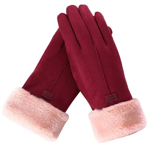 Guantes de invierno impermeables con pantalla táctil para clima frío