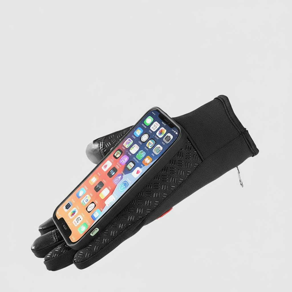 Guantes impermeables – Cálidos, con agarre y compatibles con pantallas táctiles