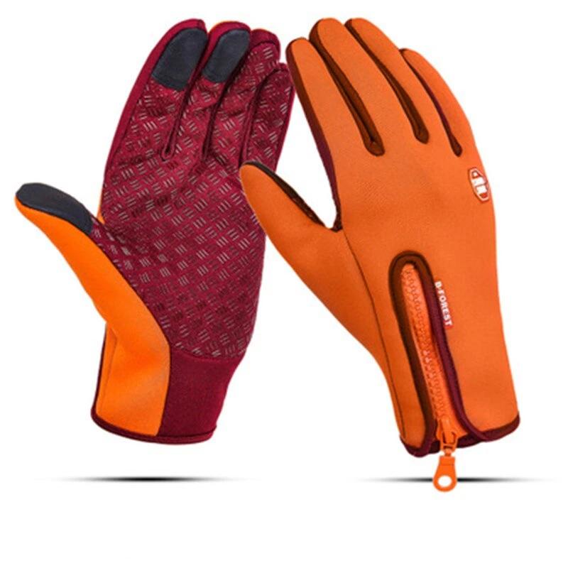 Guantes impermeables y cortavientos