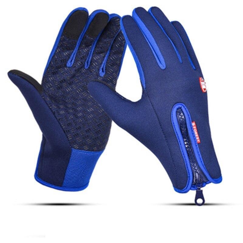 Guantes impermeables y cortavientos